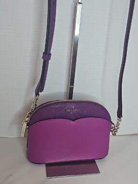 kate spade Two-Tone Purple & Magenta Leather Crossbody